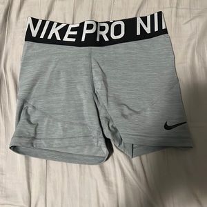 Gray Nike Pro Spandex